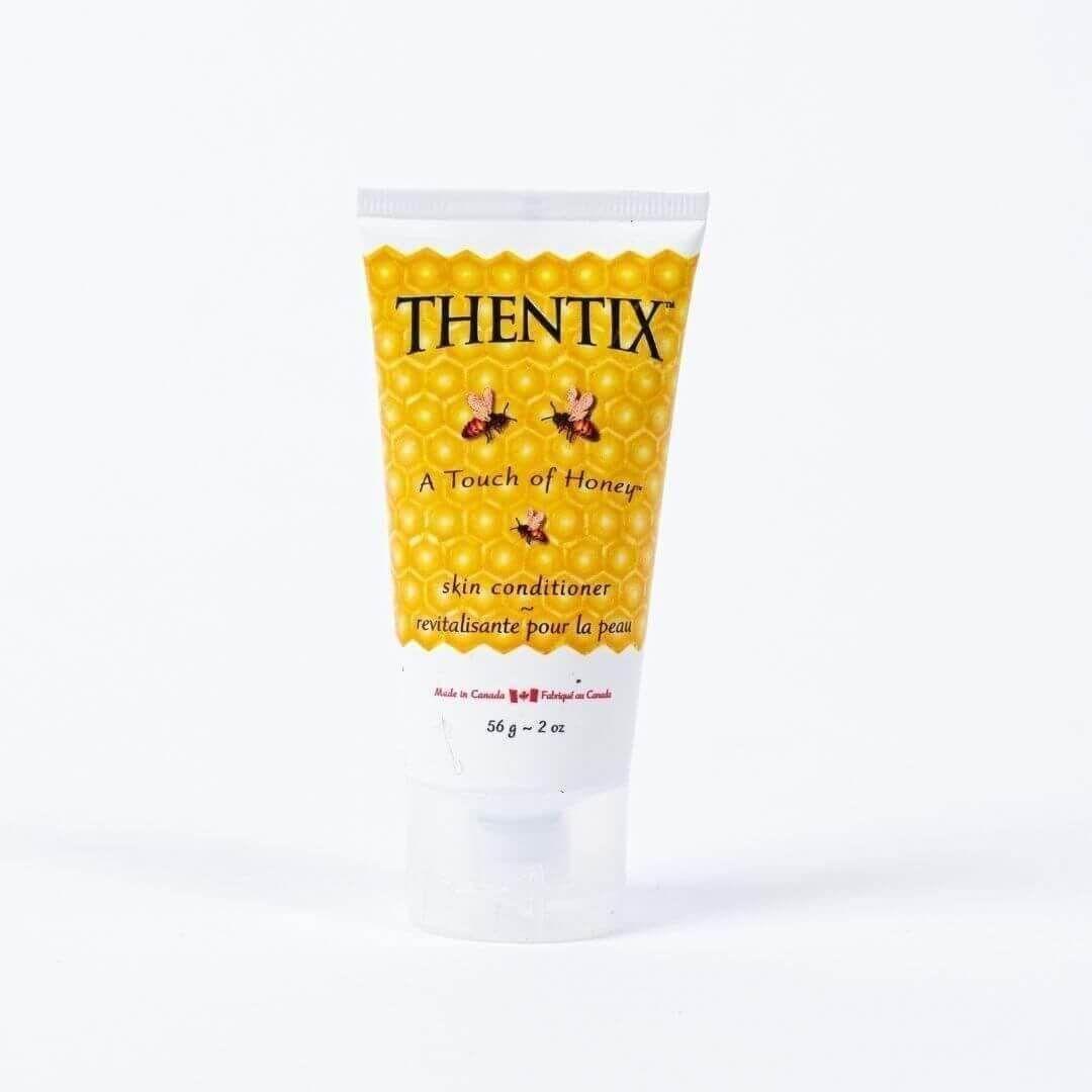Our travel size 2oz Thentix Skin Conditioner tube—cruelty-free moisturizer for dry, sensitive skin, from a top brand in gentle skincare.