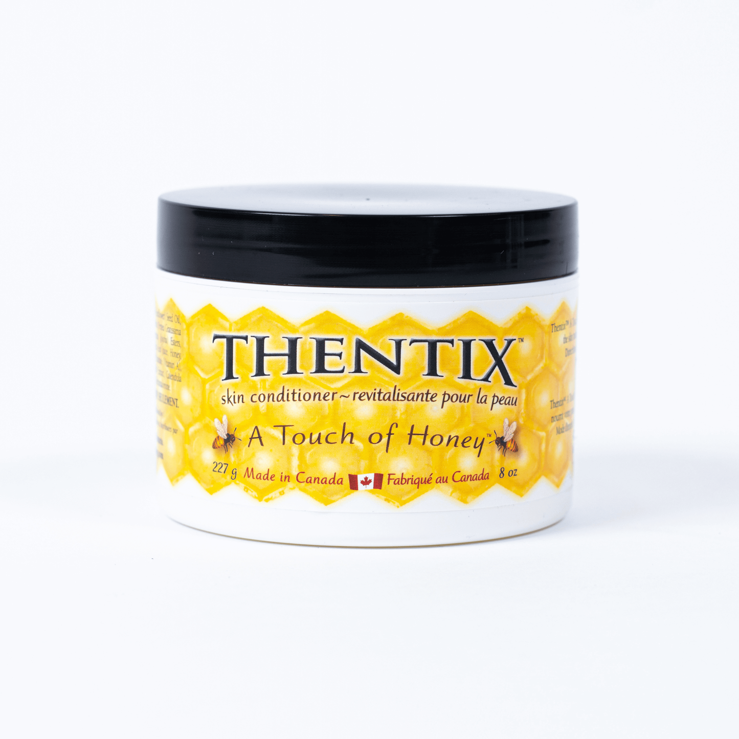 Thentix skin conditioner moisturizes dry and sensitive skin.