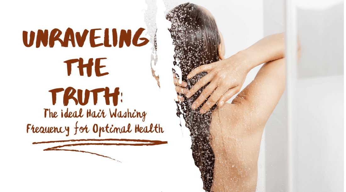 Person washing hair in the shower, exploring how often should I wash my hair for optimal health.