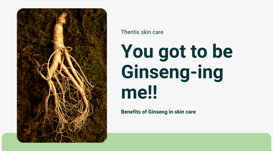Ginseng root showcasing ginseng benefits in skin care for healthy, glowing skin.