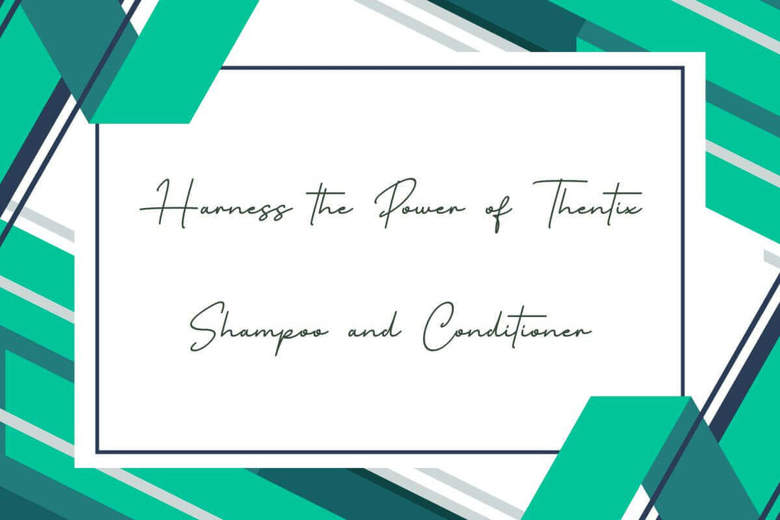 Harness the Power of Thentix Shampoo and Conditioner, featuring moisturizing shampoo for ultimate hair hydration.