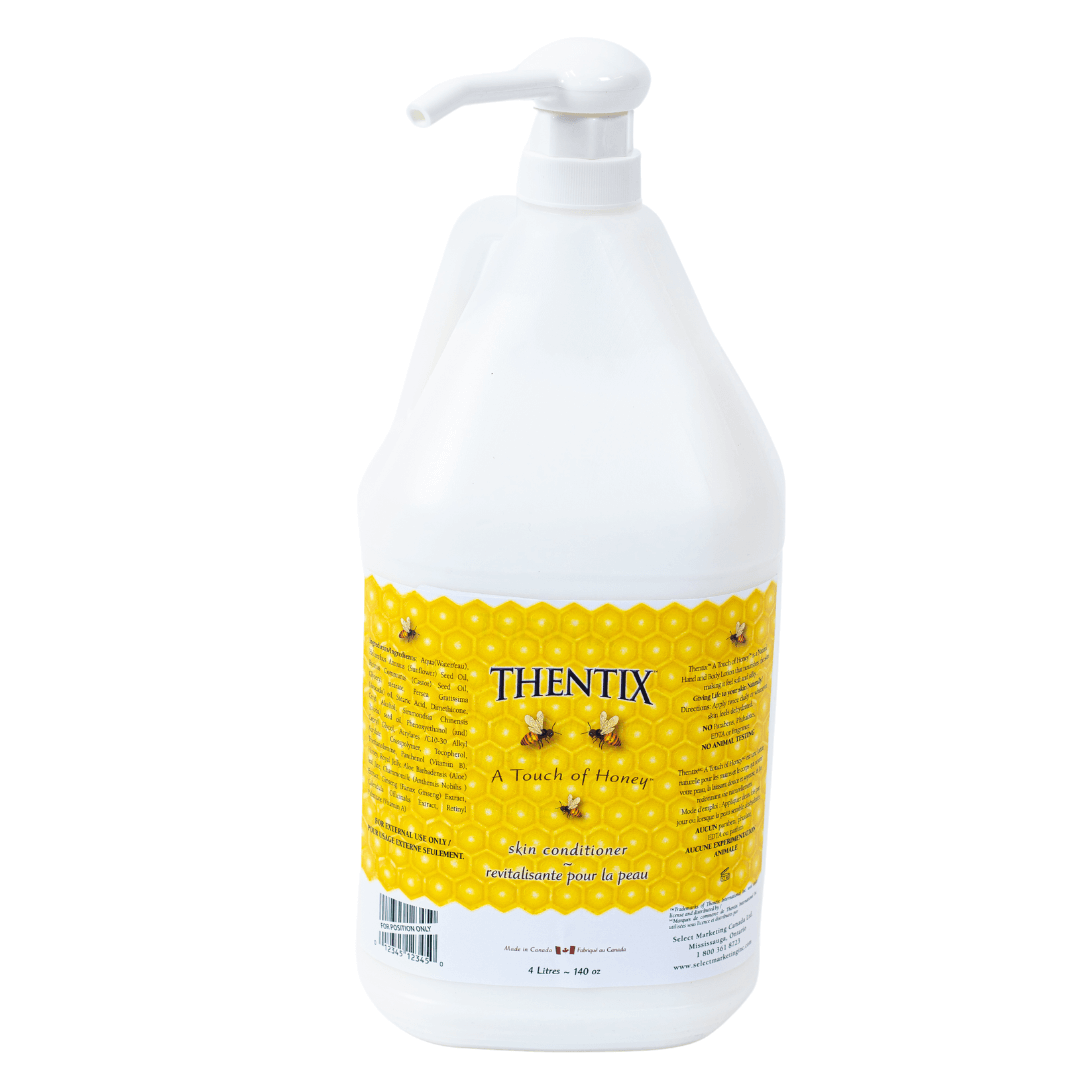 The best moisturizer for dry skin, Thentix skin conditioner now comes in a 4 Litre jug.