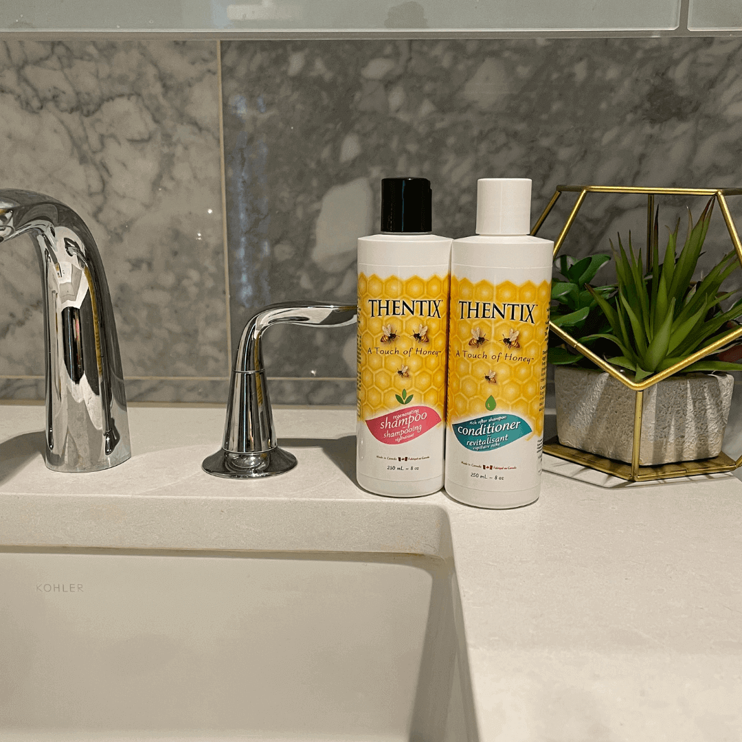 Thentix shampoo is a simple, sulphur free shampoo that is perfect for those with sensitive scalps. It's considered to be the best shampoo for sensitive scalp as it gently cleanses the hair and scalp without causing irritation, leaving your hair feeling so